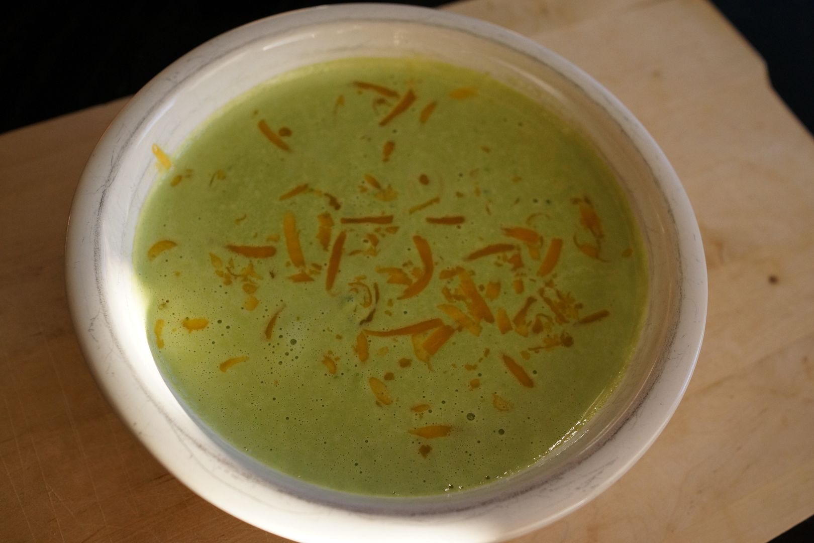 Anne's Odds and Ends Broccoli Cheese Soup cooks in the Vitamix!
